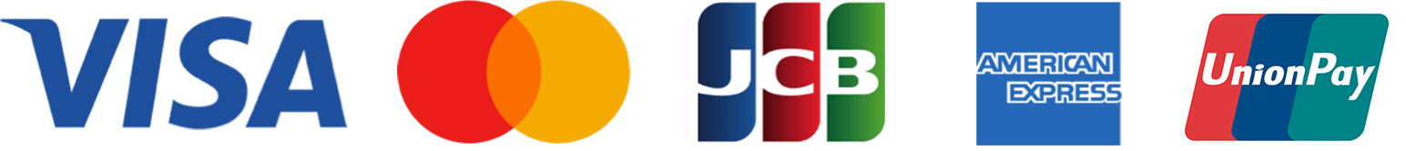 VISA,MASTER,JCB,AMERICAN EXPRESS,UnionPay
